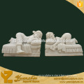large size whire marble sleeping child boy sculpture for garden decoration